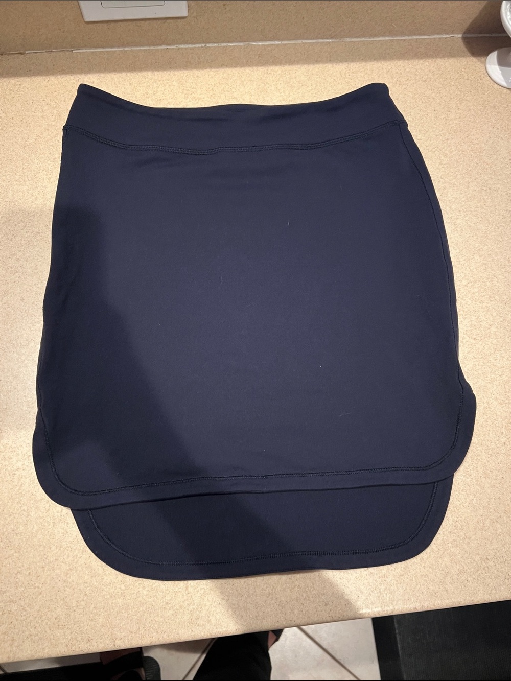 lululemon athletica navy layered athletic skirt
